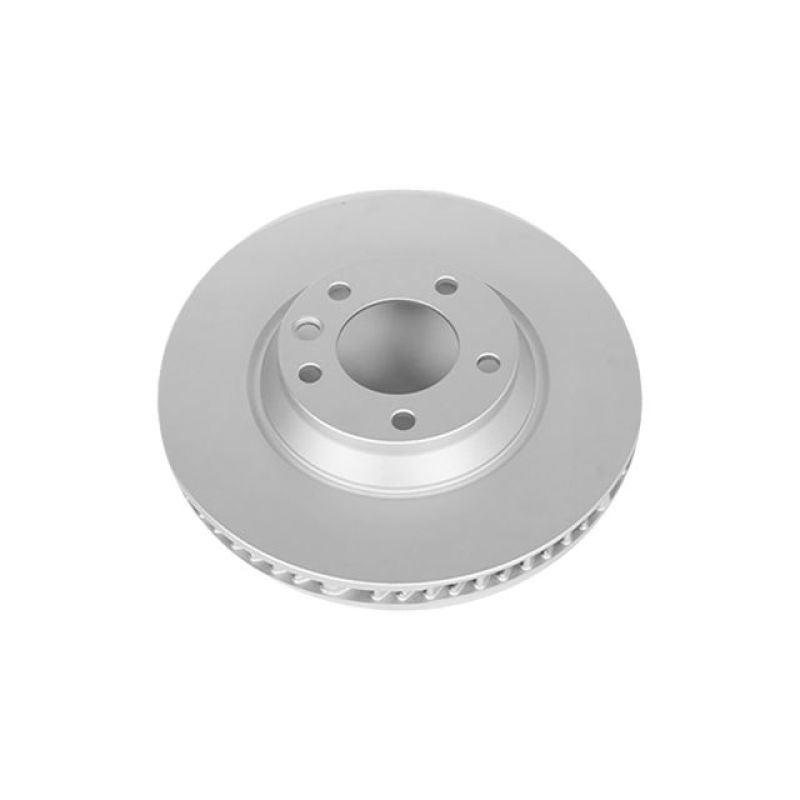 Power Stop 07-15 Audi Q7 Front Left Evolution High Carbon Geomet Coated Rotor Brake Rotors - OE - Cryo PowerStop