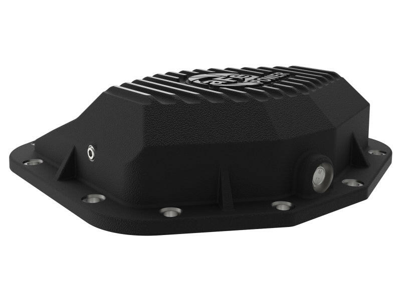 aFe POWER 21-22 Ram 1500 TRX Hemi V8 6.2L (sc) PRO Series Rear Differential Cover Black w/ Machined Diff Covers aFe