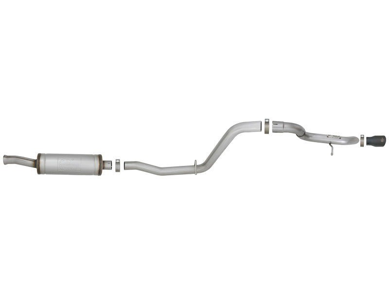 aFe MACH Force-Xp 2.5in 409SS Catback High-Tuck Exhaust 18-21 Jeep (JL) 3.6L 4-Door - Black Tip Catback aFe