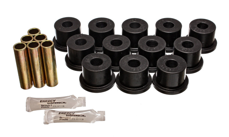 Energy Suspension Gm Rr Sprg & Shackle - Black Bushing Kits Energy Suspension