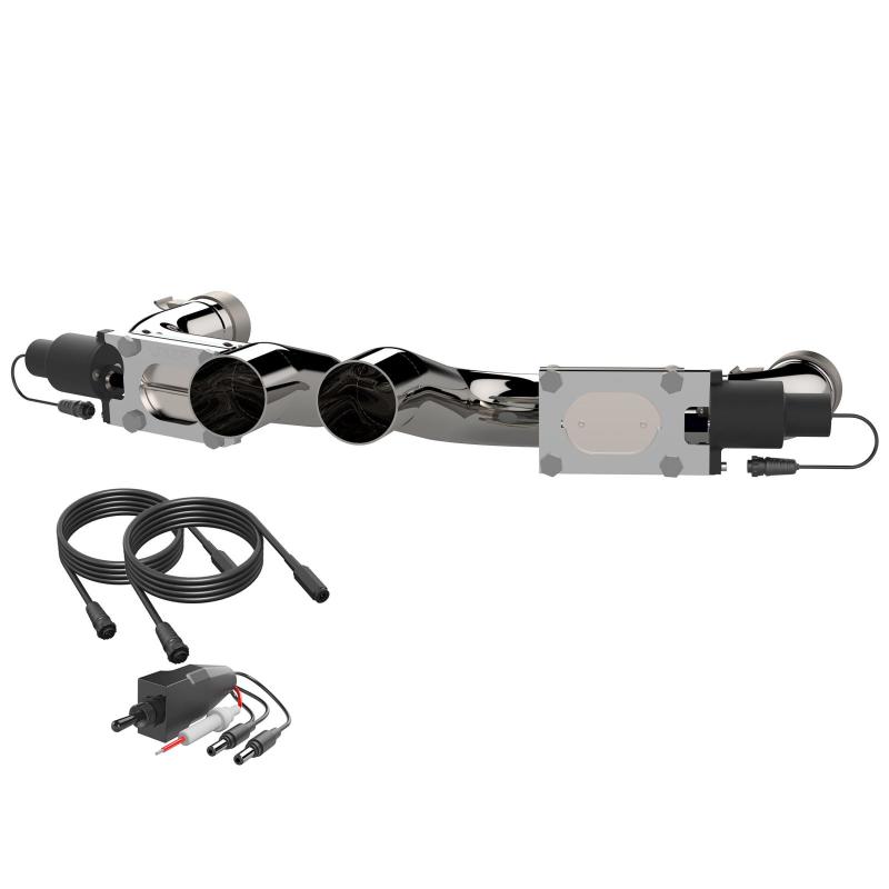 QTP 2011-2023 Dodge Challenger, Charger & Chrysler 300C 5.7L QTP Aggressor Cutout Pipes Exhaust Cutouts QTP