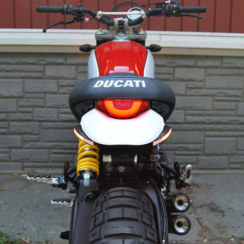 New Rage Cycles 17+ Ducati Scrambler Desert Sled Fender Eliminator Kit Lights Corner New Rage Cycles