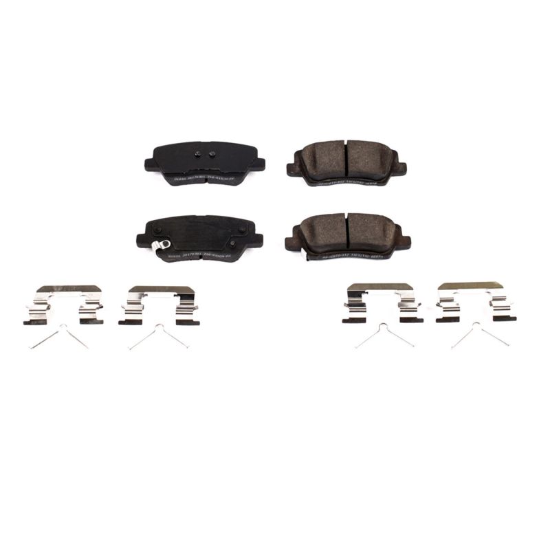 Power Stop 2016 Cadillac ATS Rear Z17 Evolution Ceramic Brake Pads w/Hardware Brake Pads - OE PowerStop