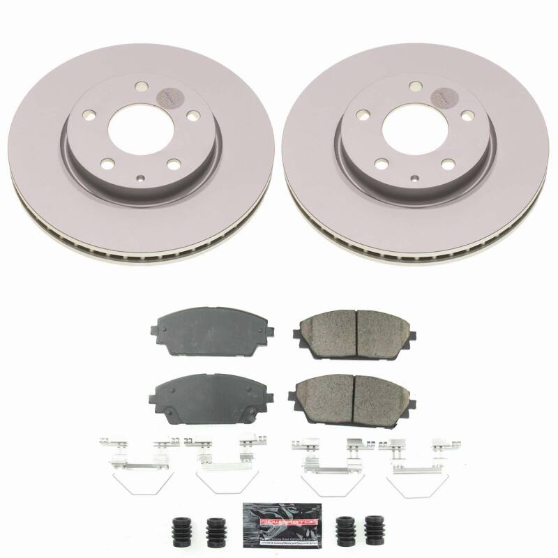 Power Stop 19-25 Mazda 3 Front Z23 Coated Brake Kit Brake Kits - Performance D&S PowerStop