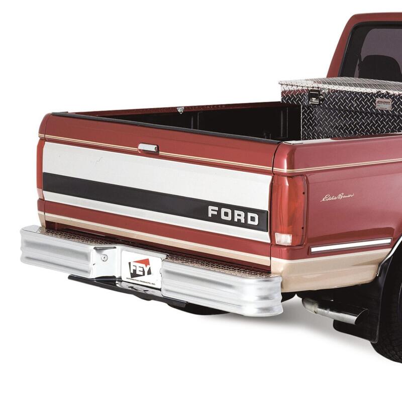 Westin/Fey 67-96 F-Series Style Side / 97-98 F-250/350 HD Diamondstep Universal Bumper - Chrome Bumpers - Steel Westin