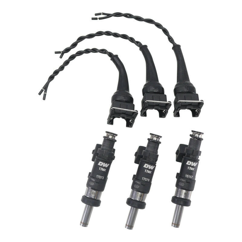 DeatschWerks 1100cc Custom Injectors - Set of 3 Fuel Injectors - Single DeatschWerks