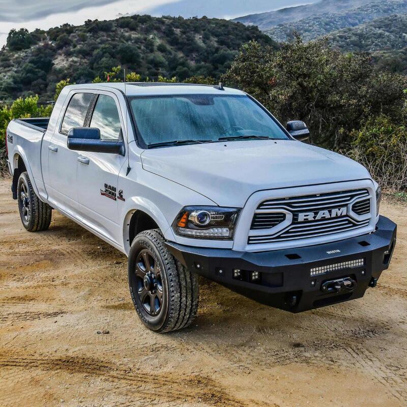 Westin 10-18 RAM 2500/3500 Pro-Series Front Bumper - Tex. Blk Bumpers - Steel Westin