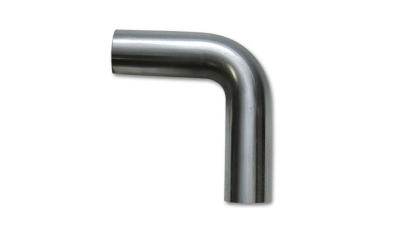 Vibrant 5in O.D. T304 SS 90 deg Mandrel Bend 6in x 6in leg lengths (7.5in Centerline Radius) Steel Tubing Vibrant