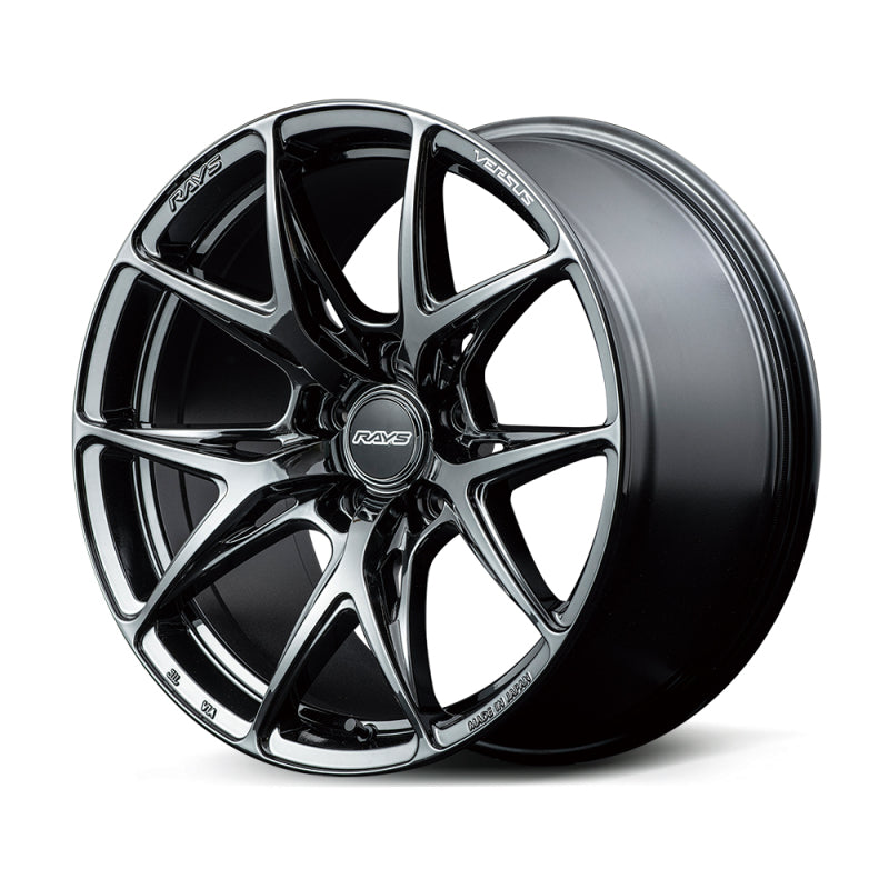 Versus VV21S 18X8.0 +38 5x114.3 Jet Black Wheels - Cast Versus
