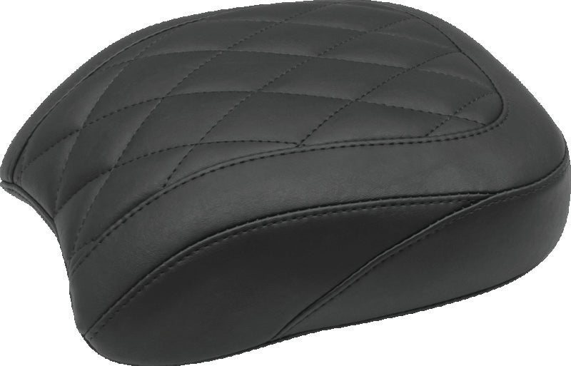 Mustang Honda Standard Tall Sissy Bar Pad (12 inch X 9 inch) w/Studs - Black Sissy Bar Pads Mustang Motorcycle