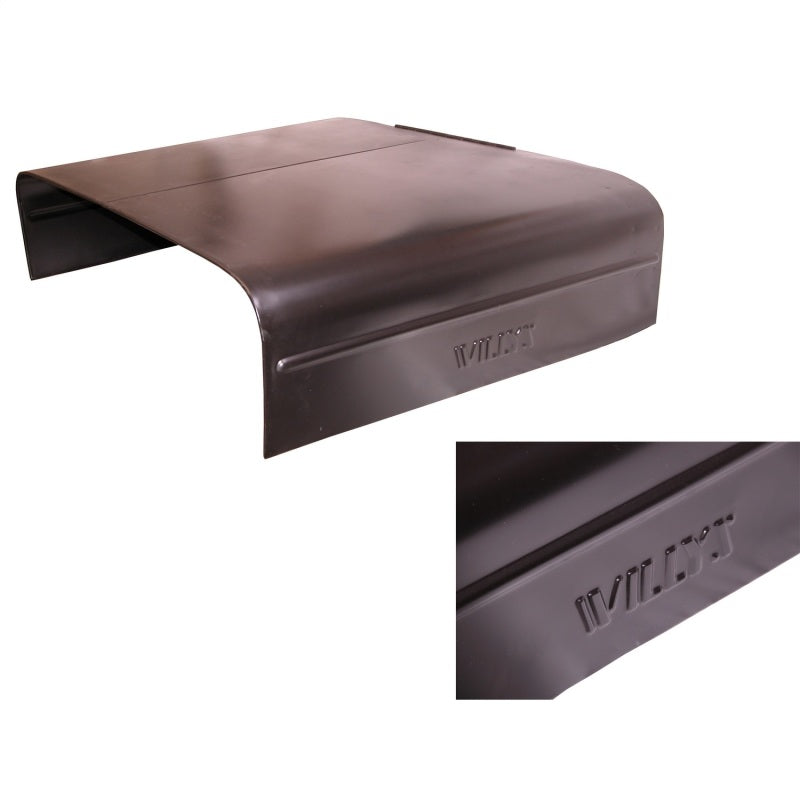 Omix Hood Willys Script 53-68 Willys CJ3B Hoods OMIX