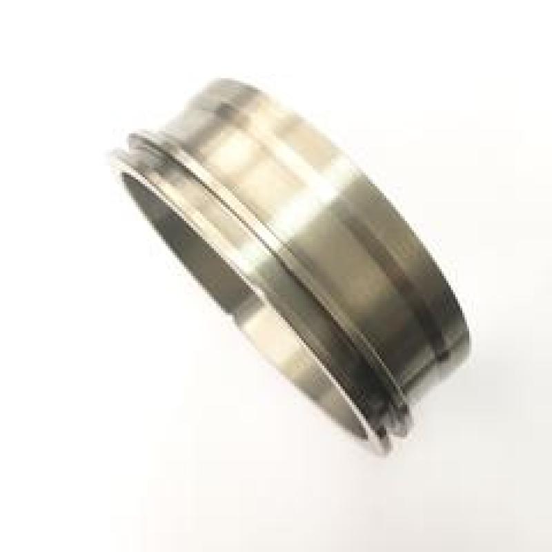 Ticon Industries 3.0in Vanjen Style Titanium Weld Ferrule Clamps Ticon