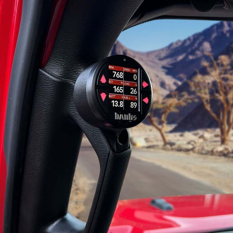 Banks Power 18-23 Jeep Wrangler/Gladiator - iDash Stealth Single Gauge Pod Kit Gauge Pods Banks Power