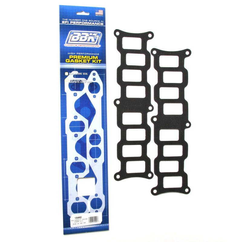BBK 86-95 Mustang 5.0 Upper To Lower EFI Intake EFI Manifold Gasket Set TFS Track/Street Heat Exhaust Gaskets BBK