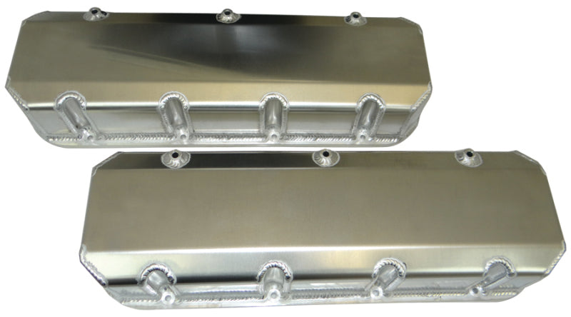 Moroso Chevrolet Big Block (w/Symmetrical Port) Valve Cover - Exhaust Pockets/Intake Tubes - Alum Valve Covers Moroso