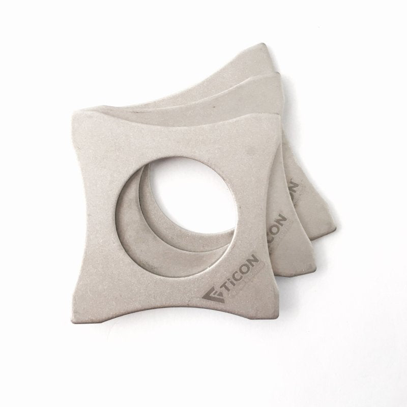 Ticon Industries Titanium Brace Bracket for O2 Sensor Bung - 1.5mm/.059in Bungs Ticon