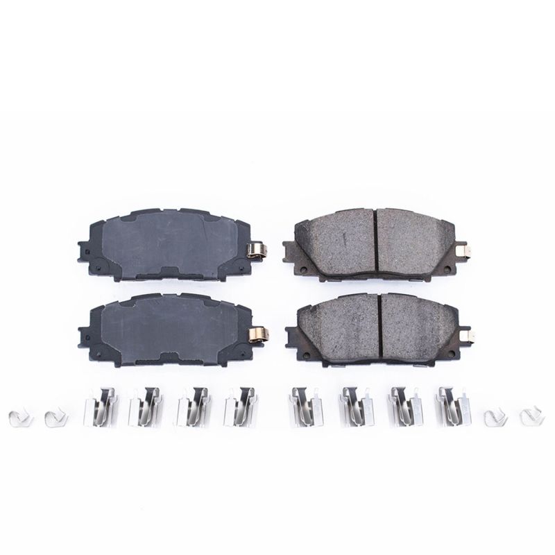 Power Stop 11-17 Lexus CT200h Front Z17 Evolution Ceramic Brake Pads w/Hardware Brake Pads - OE PowerStop