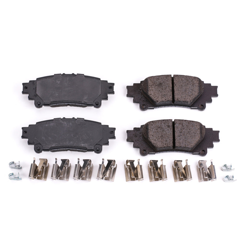 Power Stop 16-17 Lexus GS200t Rear Z17 Evolution Ceramic Brake Pads w/Hardware Brake Pads - OE PowerStop
