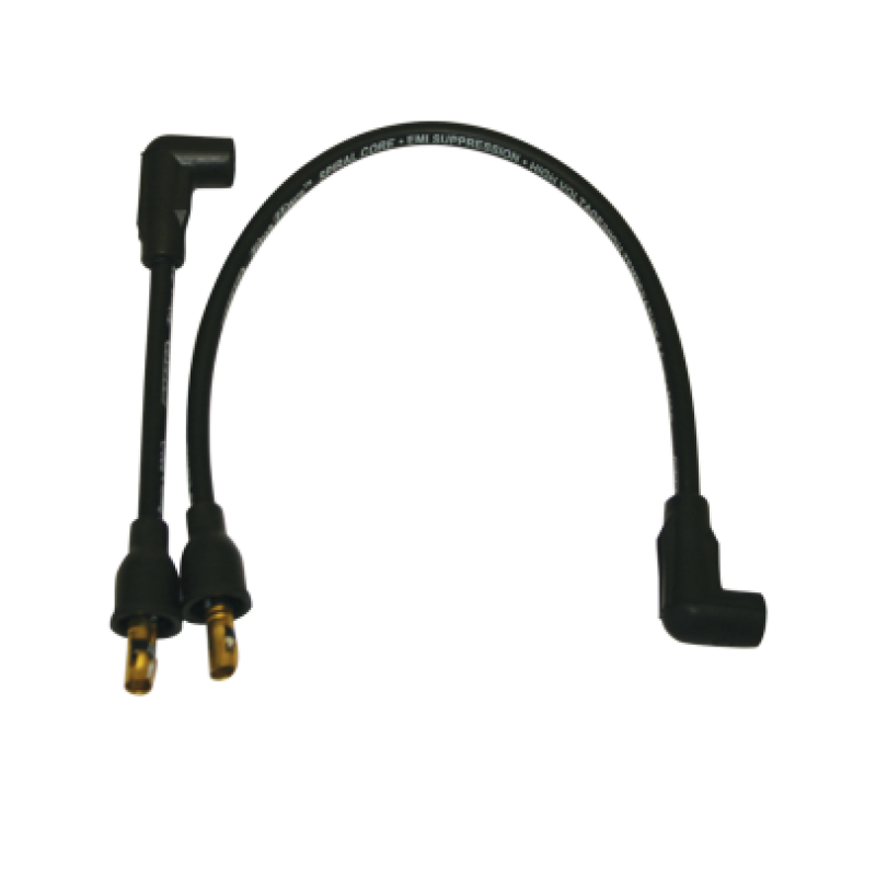 Moroso 80-84 H-D FL / 84-99 H-D FXST/FLST /91-98 H-D FXD Spiral Core Wire Set - Black Spark Plug Wire Sets Moroso