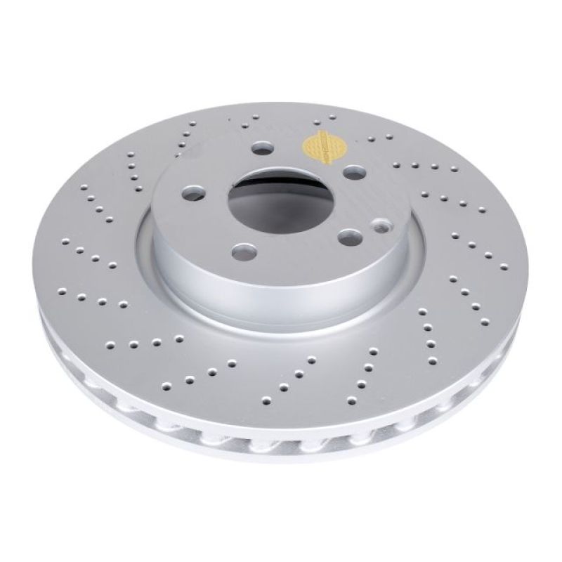 Power Stop 2014 Mercedes-Benz C300 Front Evolution High Carbon Geomet Coated Rotor Brake Rotors - OE - Cryo PowerStop