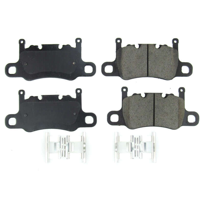 Power Stop 2017 Porsche Panamera Rear Z17 Evolution Ceramic Brake Pads w/Hardware Brake Pads - OE PowerStop