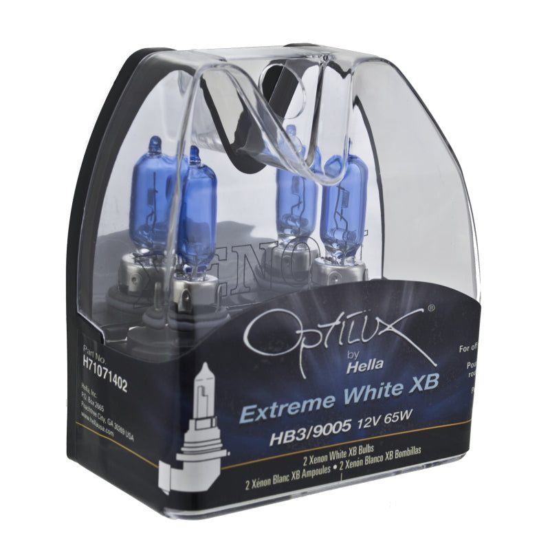 Hella 9005 12V 65W Xen White Bulb (Pair) Work Lights Hella