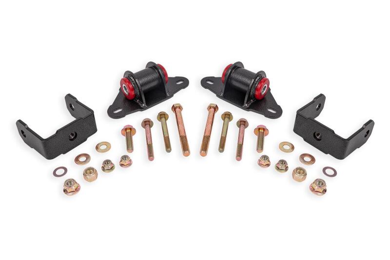 BMR 14-19 Chevrolet Corvette C7 Polyurethane Transmission/Differential Mount - Black Hammertone Differential Bushings BMR Suspension