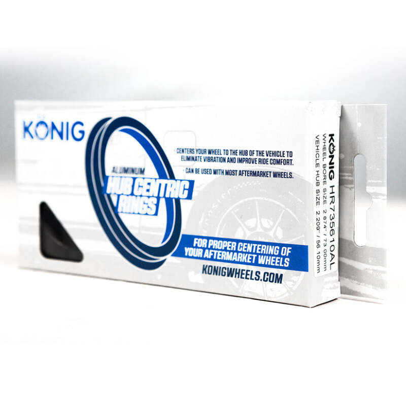 Konig Aluminum Hub Ring Set (4pcs) - 73.1mm O.D. / 56.1mm I.D. Wheel Accessories Konig