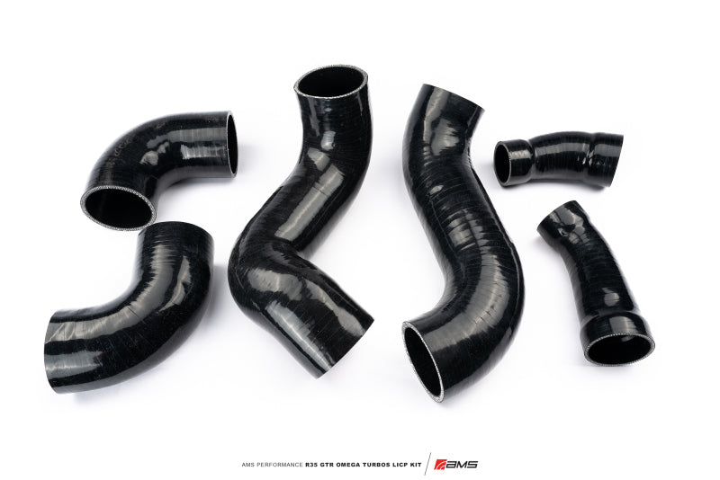AMS Performance 2009+ Nissan R35 GTR Omega Turbo Kit 3in Lower Intercooler Pipes (Omega 9 & 14) Intercooler Pipe Kits AMS