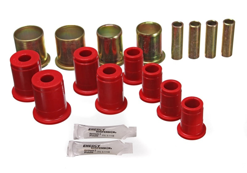 Energy Suspension Universal Red Control Arm Bushing Set - Complete Set Bushing Kits Energy Suspension
