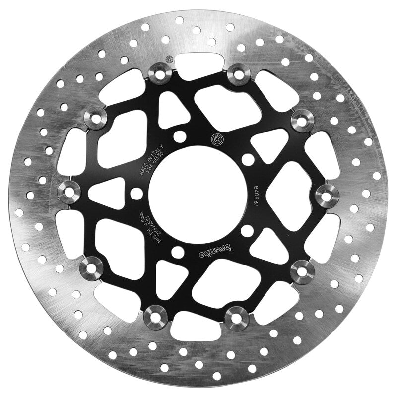 Brembo OE 13-15 Kawasaki ZX-6R Ninja 636CC/13-15 Z ABS 800CC 310x5mm Brake Disc - Front Floating Brake Rotors - Slotted Brembo OE