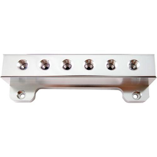 BLOX Racing Billet 6-Port Vacuum Manifold Kit - Silver Vacuum Blocks BLOX Racing