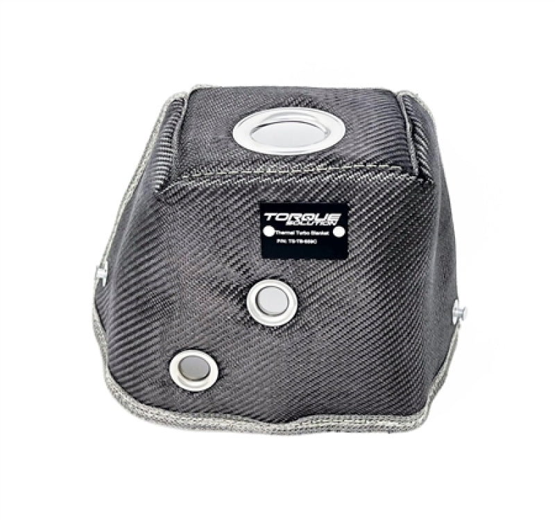 Torque Solution 2017+ Honda Civic Type-R FK8 Thermal Downpipe Blanket (Carbon Fiber) Turbo Blankets Torque Solution