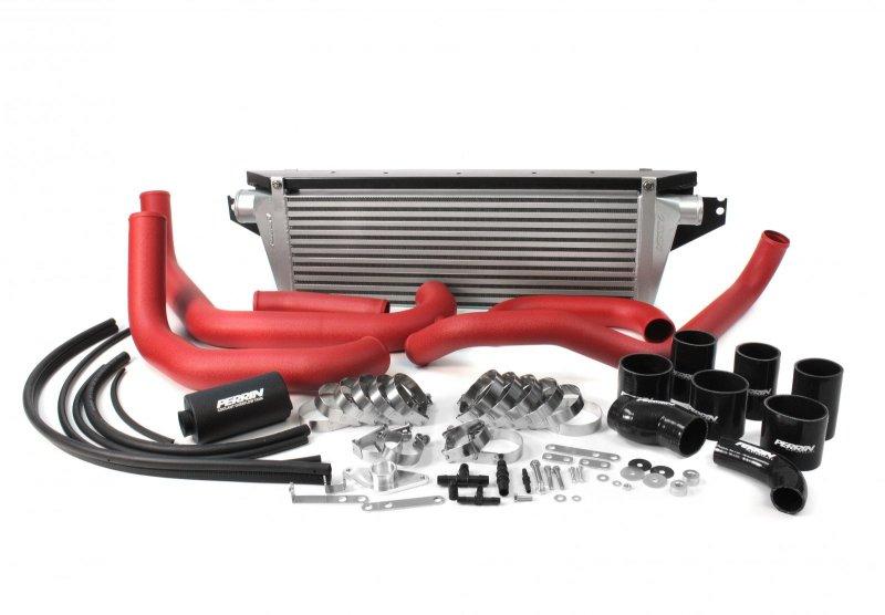 PERRIN 02-07 Subaru WRX/STi Front Mount Intercooler Boost Tubes + Hardware w/Black Tubes Intercooler Pipe Kits Perrin Performance