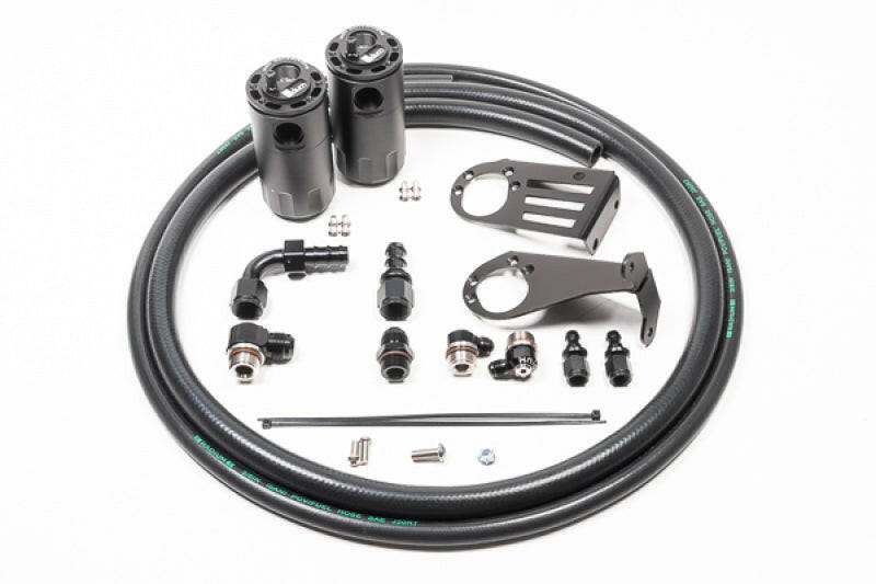 Radium Engineering Nissan S15 Silvia/200SX Dual Catch Can Kit Fluid Lock Oil Catch Cans Radium Engineering