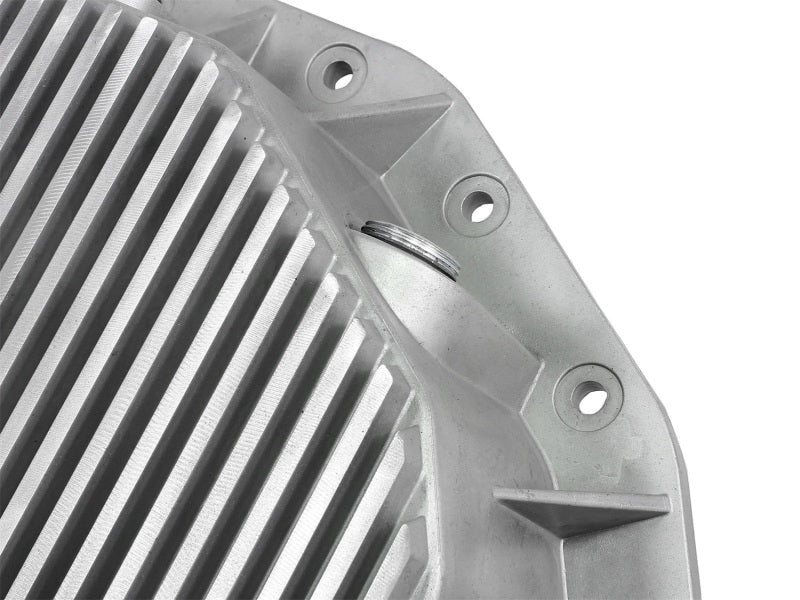 aFe Rear Differential Cover (Raw; Street Series); Dodge Diesel Trucks 03-05 L6-5.9L (td) Diff Covers aFe