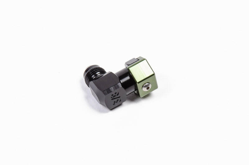 Radium Engineering 3/8in SAE Female to 6AN Male Low Profile Elbow Fittings Radium Engineering