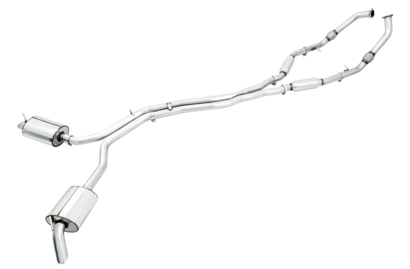 AWE Tuning Audi B9 SQ5 Resonated Touring Edition Cat-Back Exhaust - No Tips (Turn Downs) Catback AWE Tuning
