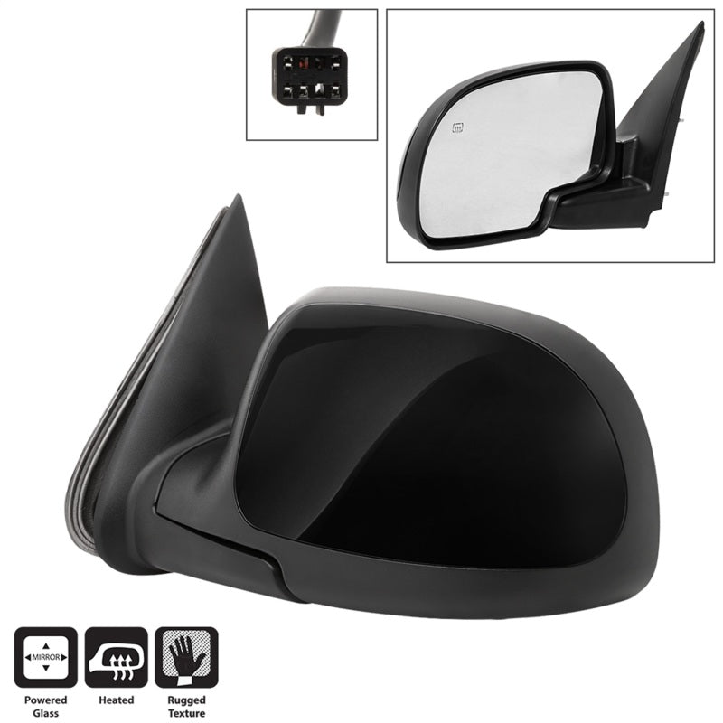 xTune 99-02 Chevy Silverado Power Heated Mirror - Left MIR-03CS99-PW-L Side Mirrors SPYDER