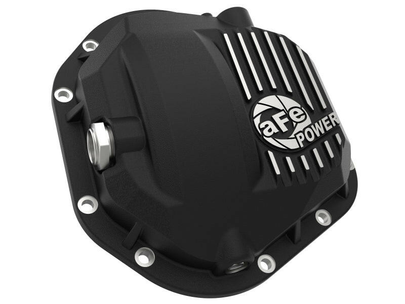 aFe Pro Series Dana 60 Front Differential Cover Black w/ Machined Fins 17-20 Ford Trucks (Dana 60) Diff Covers aFe