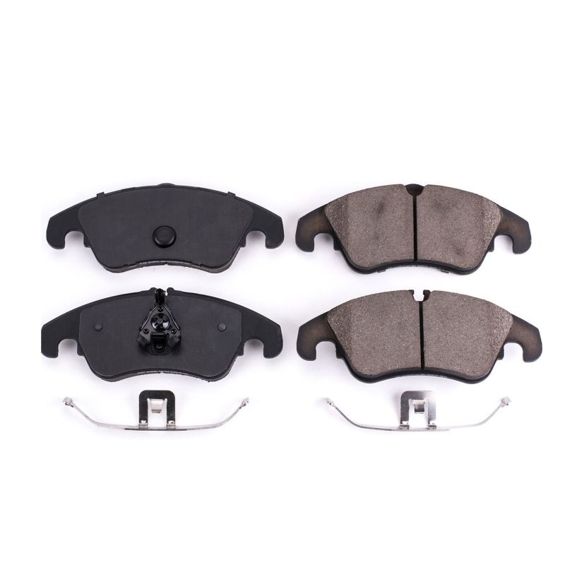 Power Stop 10-16 Audi A4 Front Z17 Evolution Ceramic Brake Pads w/Hardware Brake Pads - OE PowerStop
