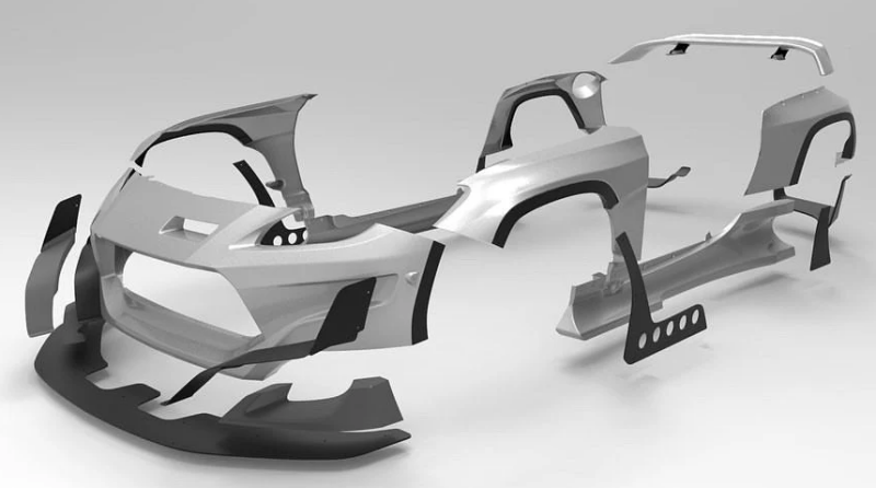 GReddy Pandem 2022+ Toyota GR86 (ZN8) Rocket Bunny Optional Wing Spoilers GReddy