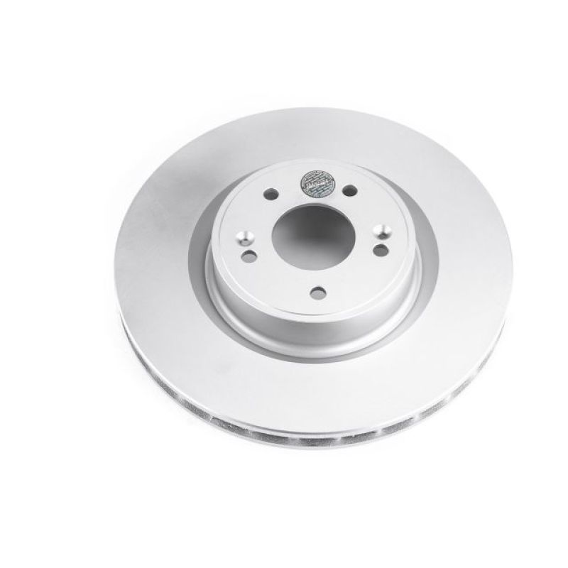Power Stop 10-16 Hyundai Genesis Coupe Front Evolution Geomet Coated Rotor Brake Rotors - OE - Cryo PowerStop