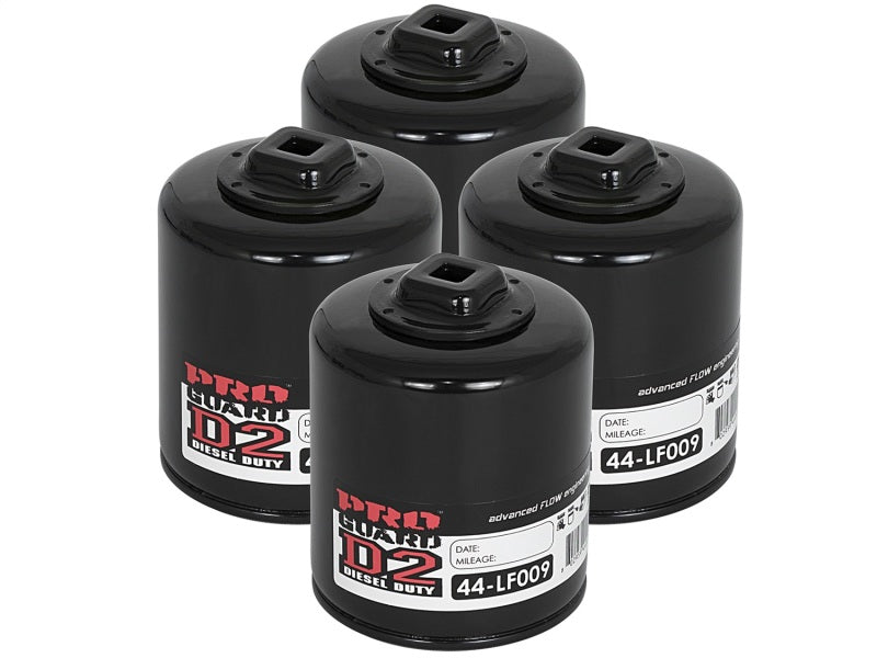 aFe Pro GUARD D2 Oil Filter 03-06 GM Trucks V8 4.8L/5.3L/6.0L (4 Pack) Oil Filters aFe