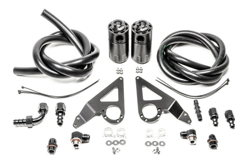 Radium 2022+ Subaru BRZ / Toyota GR86 Dual Catch Can Kit Fluid Lock Oil Catch Cans Radium Engineering