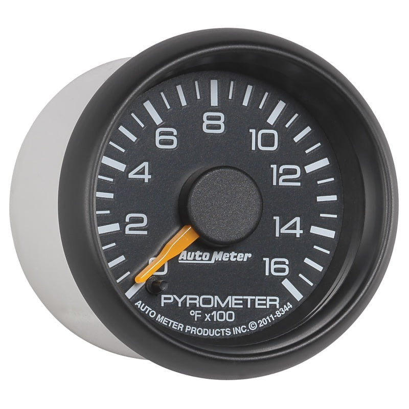 Autometer Factory Match GM 2-1/16in 1600 Degree Electric Pyrometer (EGT) Gauge Gauges AutoMeter