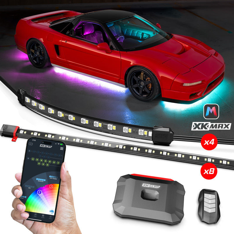 XKGLOW 5th Gen LED Lighting Technology w/ Advanced Chasing Light Function w/ Key Fob Light Accessories and Wiring XKGLOW