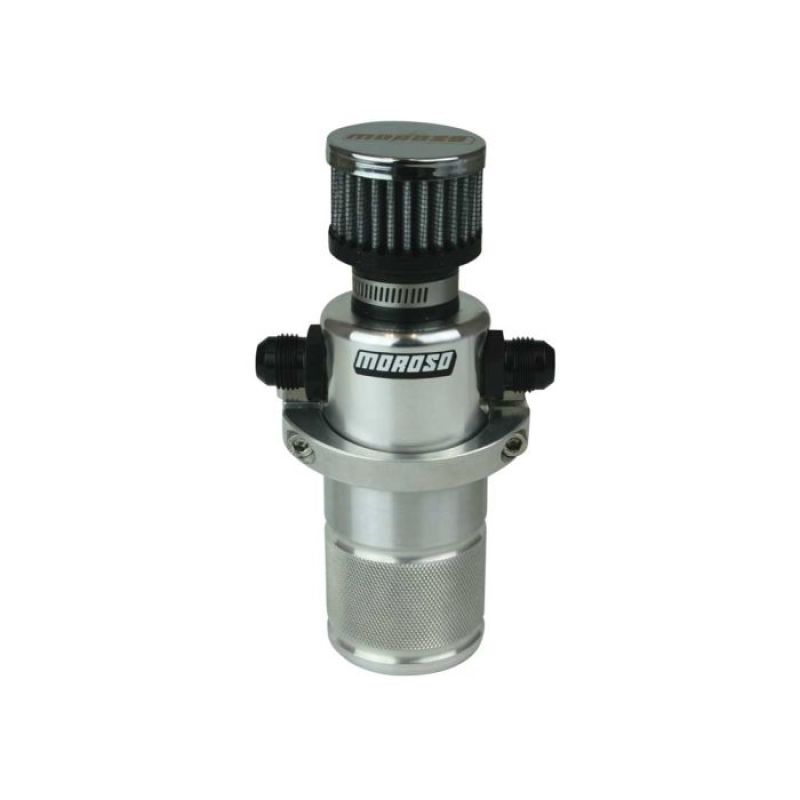 Moroso Compact Breather Tank - Polished Expansion Tanks Moroso