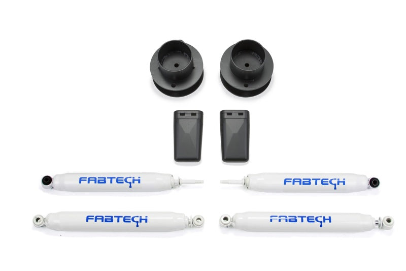 Fabtech 13-18 Ram 3500 4WD w/Factory Radius Arms 2.5in Coil Spcr Kit w/Perf Shks Lift Kits Fabtech