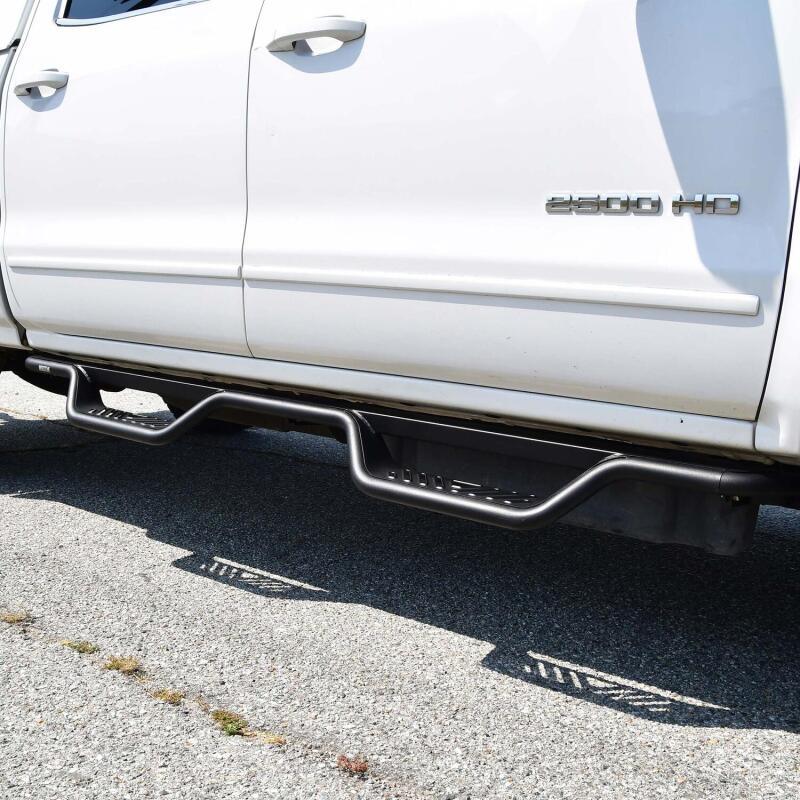 Westin 04-13 Chevrolet Silverado Outlaw Drop Nerf Step Bar - Textured Black Nerf Bars Westin